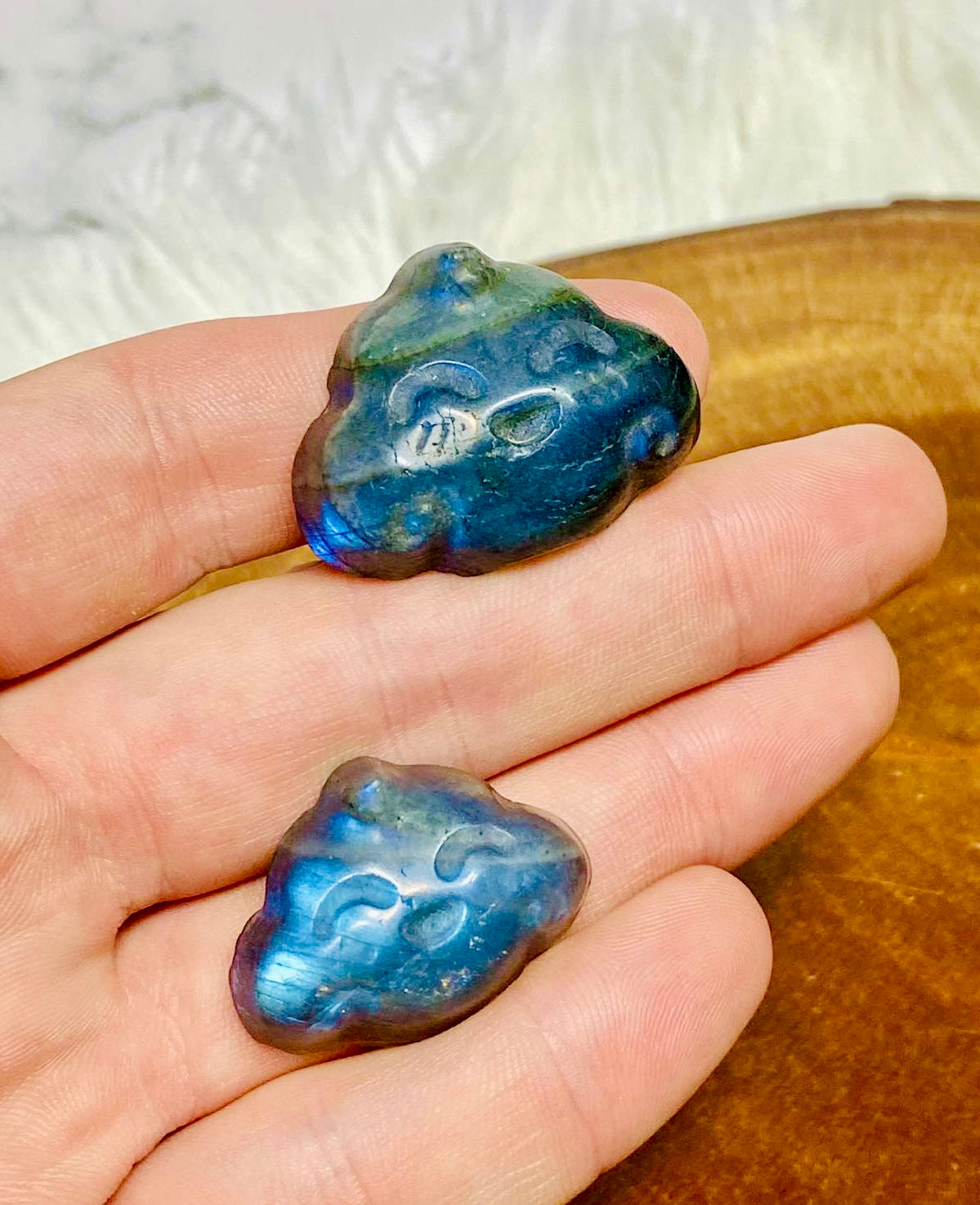 Labradorite Mini Cloud Carvings