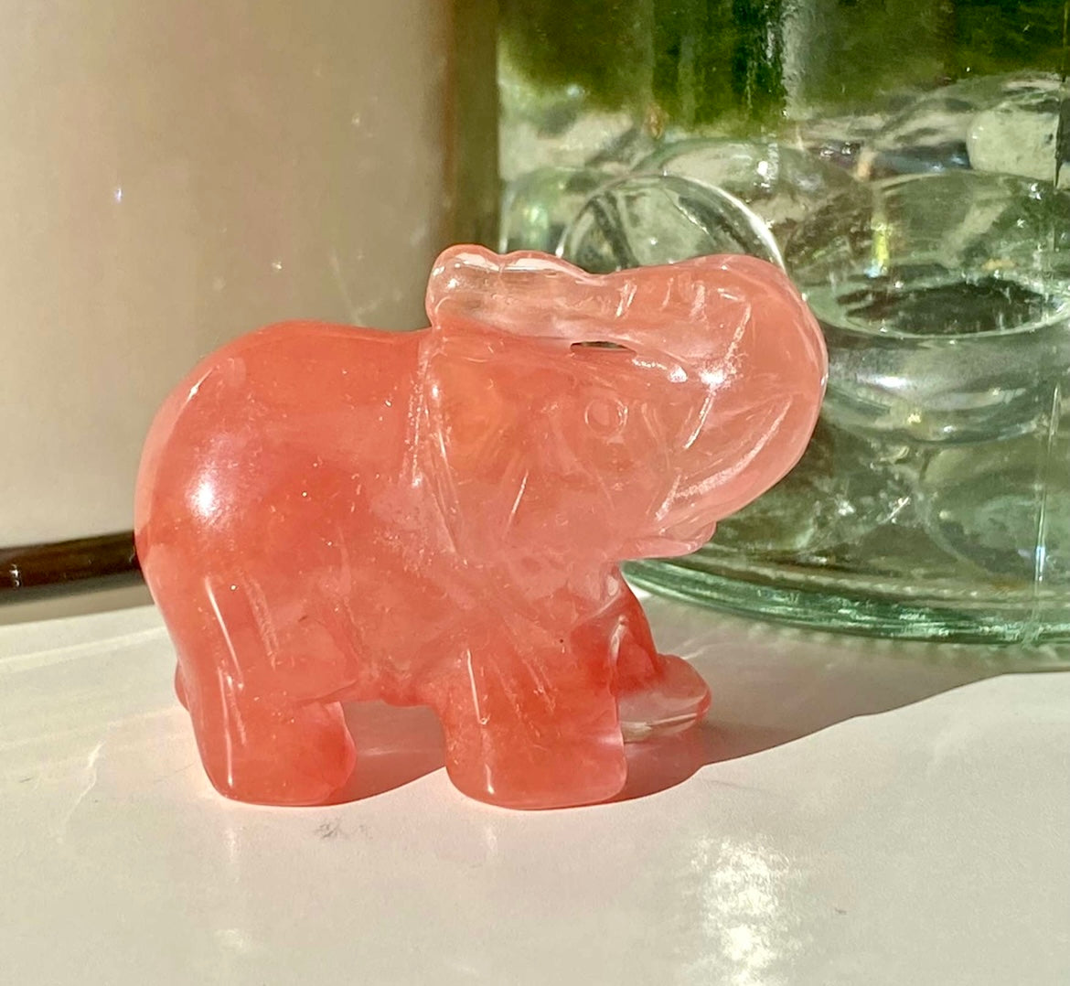 Elephant Carved Crystals