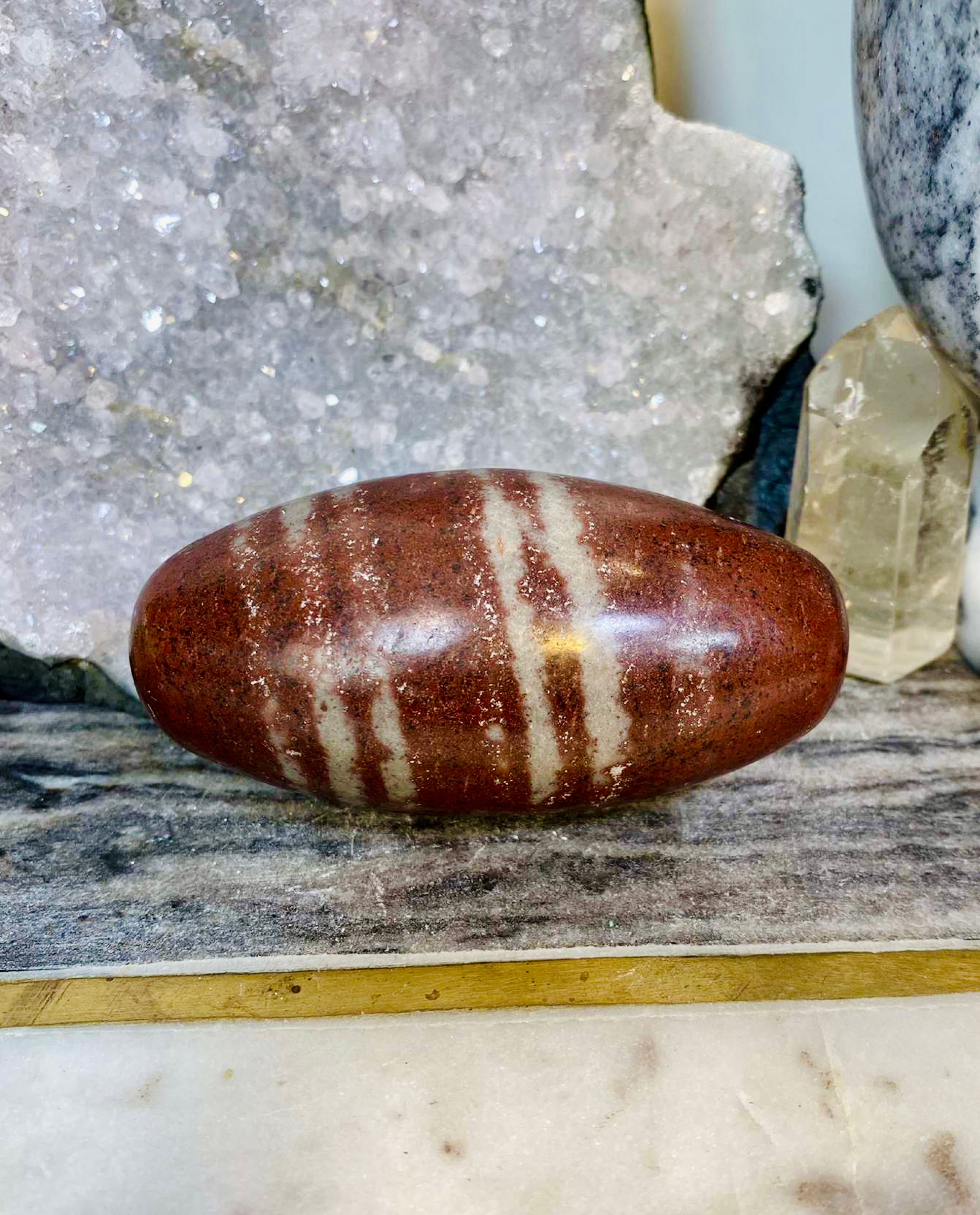 Shiva Lingam Palm Stone